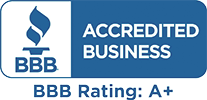 BBB Accredited A+ Rating logo